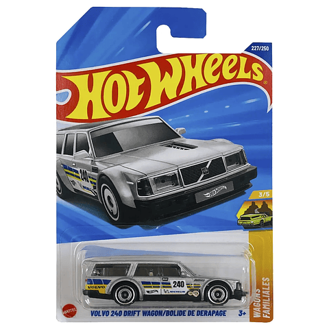 Hot Wheels - Volvo 240 Drift Wagon/Bolide de Derapage - Wagons Familiales 3/5