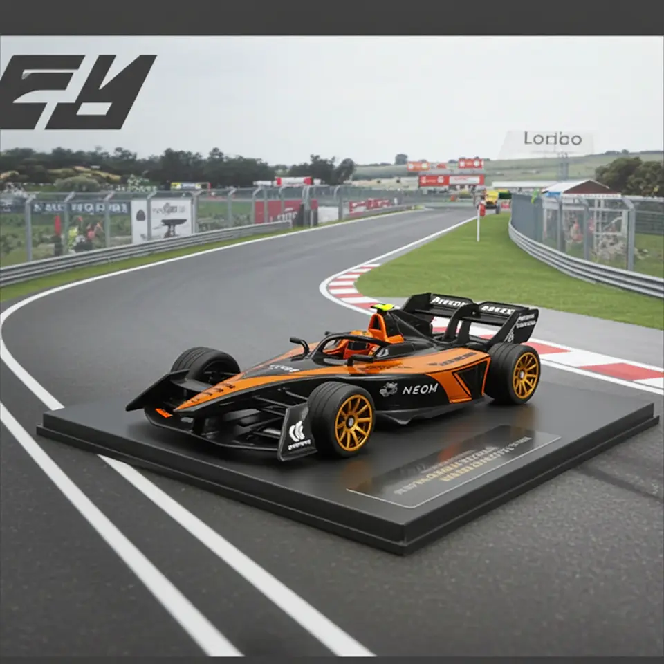 Mattel Hot Wheels - Formula E GEN3 - Track Aces As Des Circuits 4/5 - Escala 1:64 Juguete de Colección 3