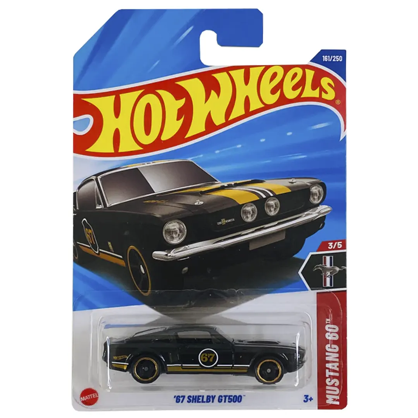 Hot Wheels - 67 Shelby Gt500 - Mustang 60 3/5 10