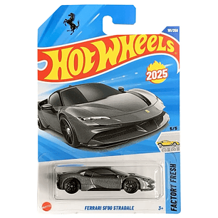 Mattel Hot Wheels - Ferrari SF90 Stradale - Factory Fresh 5/5 - Escala 1:64 Juguete de Colección