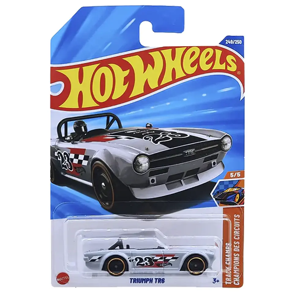 Hot Wheels - Triumph Tr6 - Track Champs 5/5 TREASURE HUNT (TH) 1
