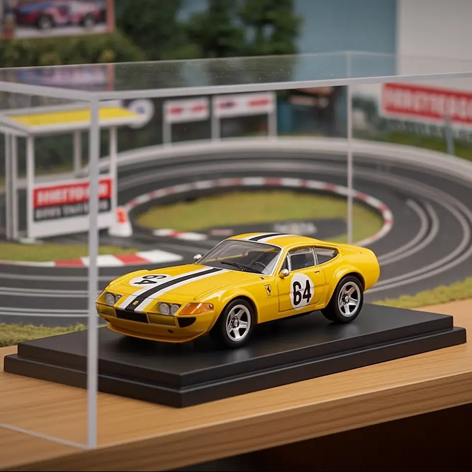 Mattel Hot Wheels - Ferrari 365 GTB4 Competizione - Race Day 10/10 - Escala 1:64 Juguete de Colección 3