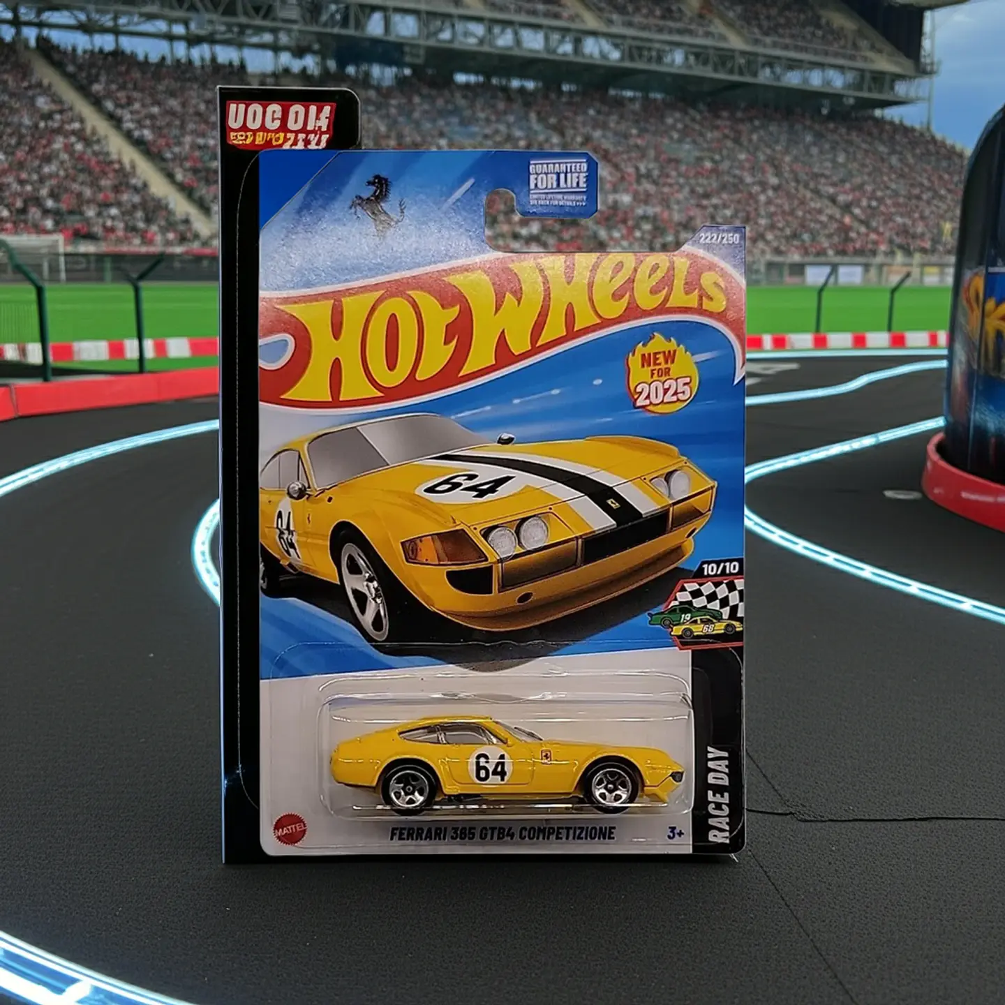 Mattel Hot Wheels - Ferrari 365 GTB4 Competizione - Race Day 10/10 - Escala 1:64 Juguete de Colección 5