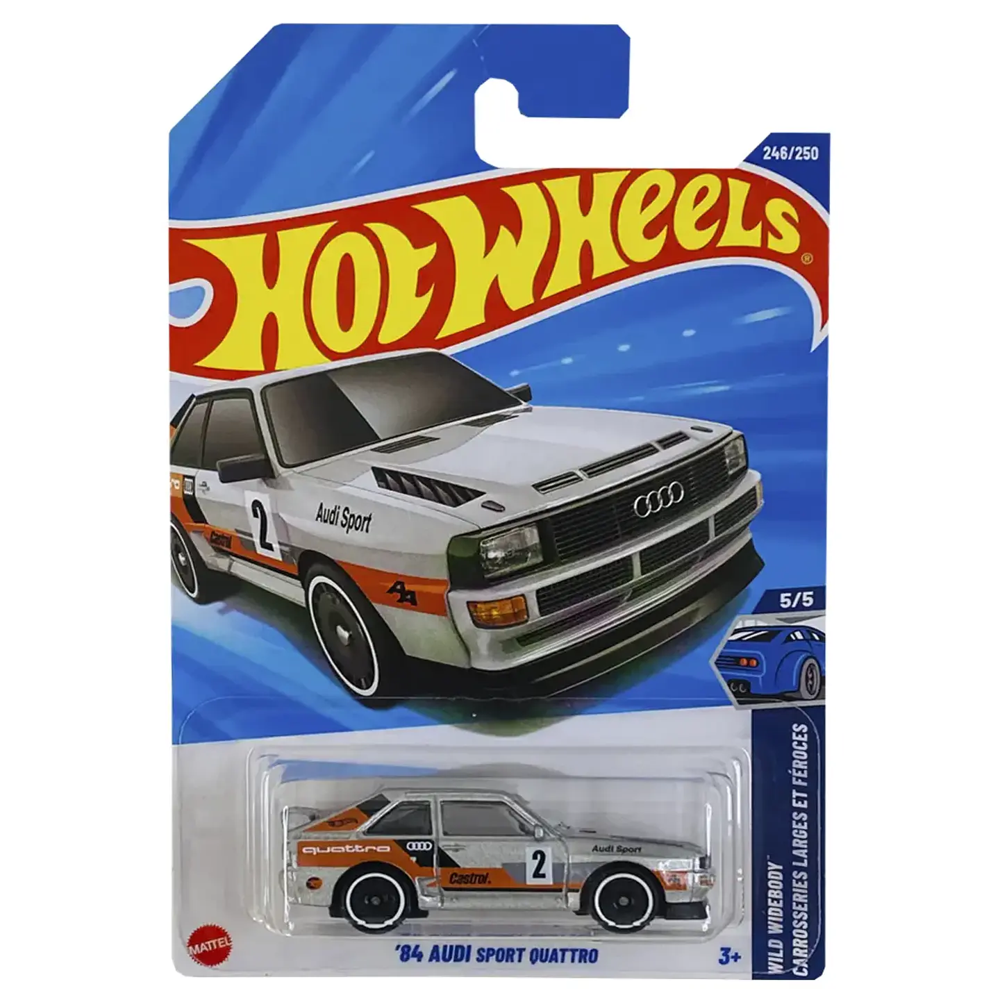 Hot Wheels '84 Audi Sport Quattro Treasure Hunt (TH) - Escala 1:64 - Serie Mud Studs 1