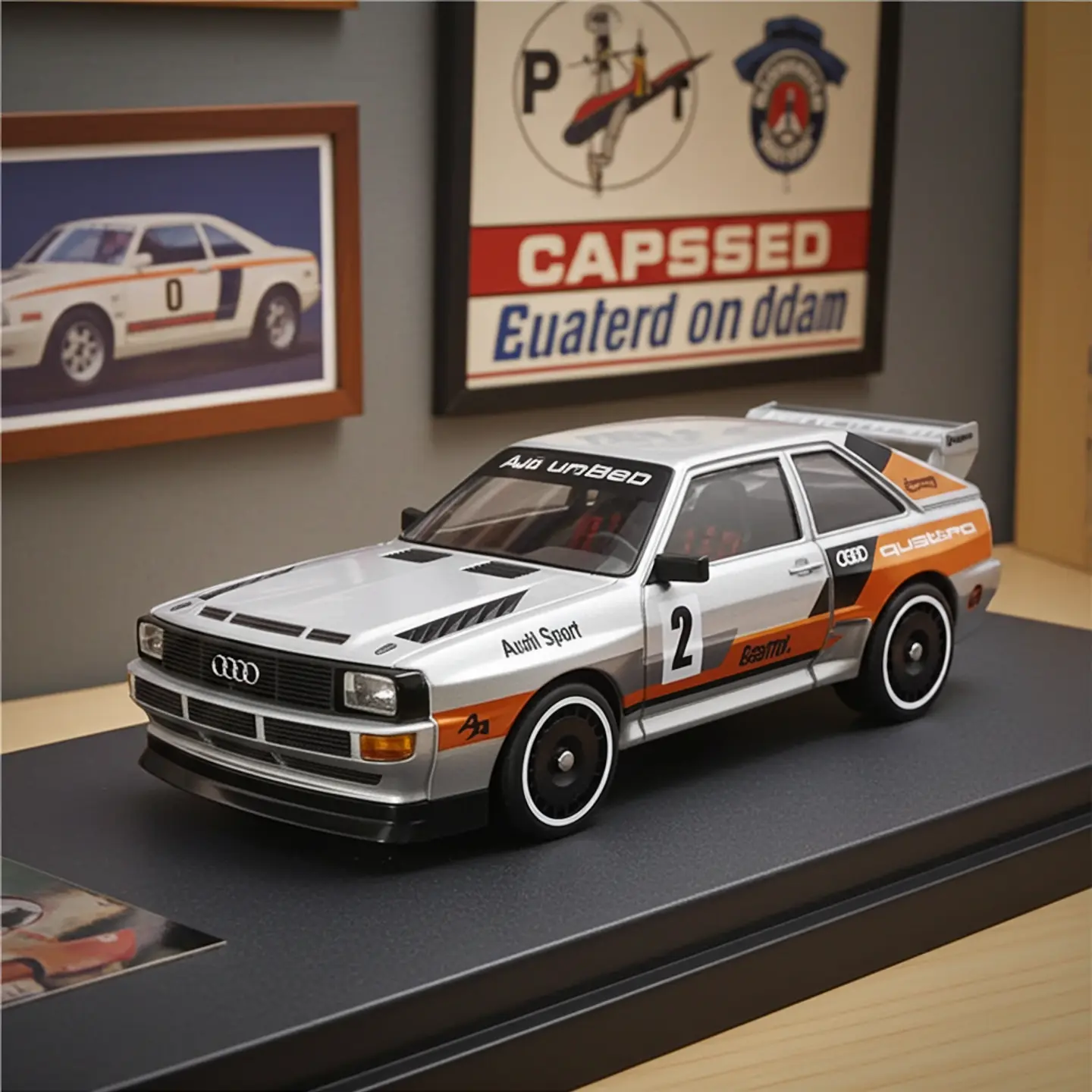 Hot Wheels '84 Audi Sport Quattro Treasure Hunt (TH) - Escala 1:64 - Serie Mud Studs 2