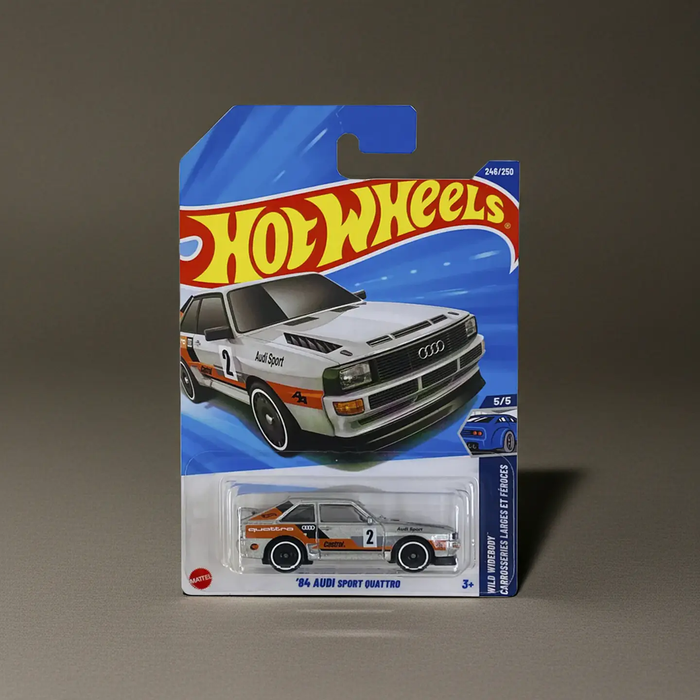 Hot Wheels '84 Audi Sport Quattro Treasure Hunt (TH) - Escala 1:64 - Serie Mud Studs 4