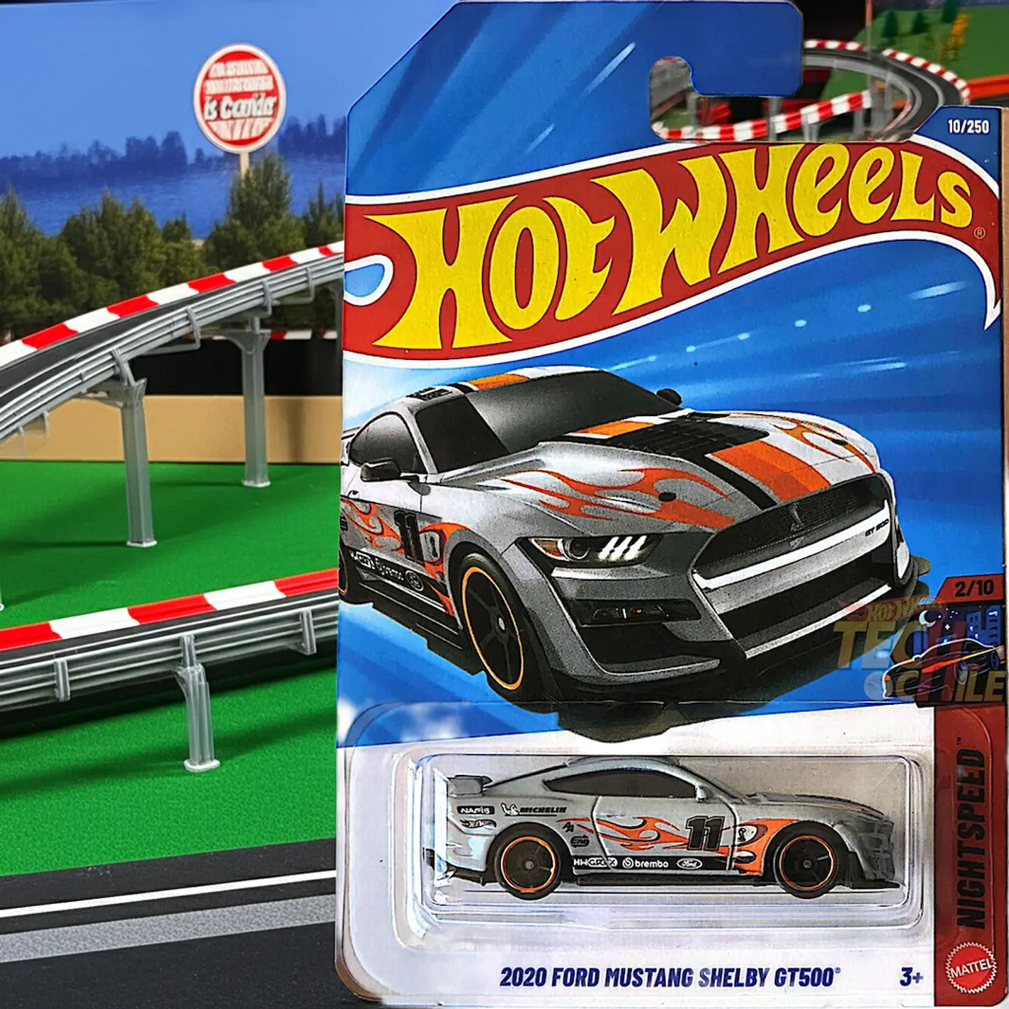 Mattel Hot Wheels - 2020 Ford Mustang Shelby GT500 - Nightspeed 2/10 - Escala 1:64 Juguete de Colección 8