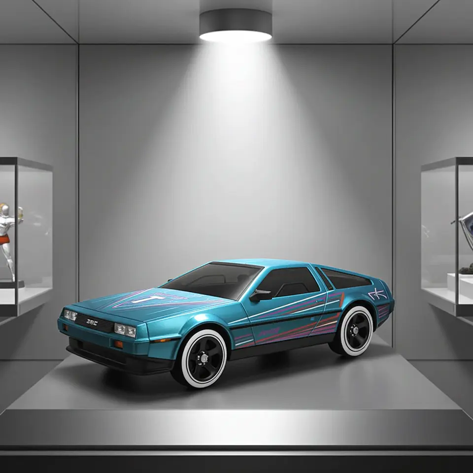 Hot Wheels - Dmc Delorean - Art Cars 5/10 2