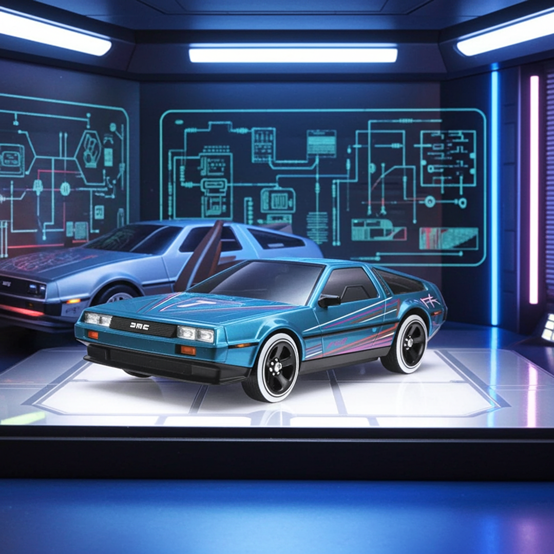 Hot Wheels - Dmc Delorean - Art Cars 5/10 4