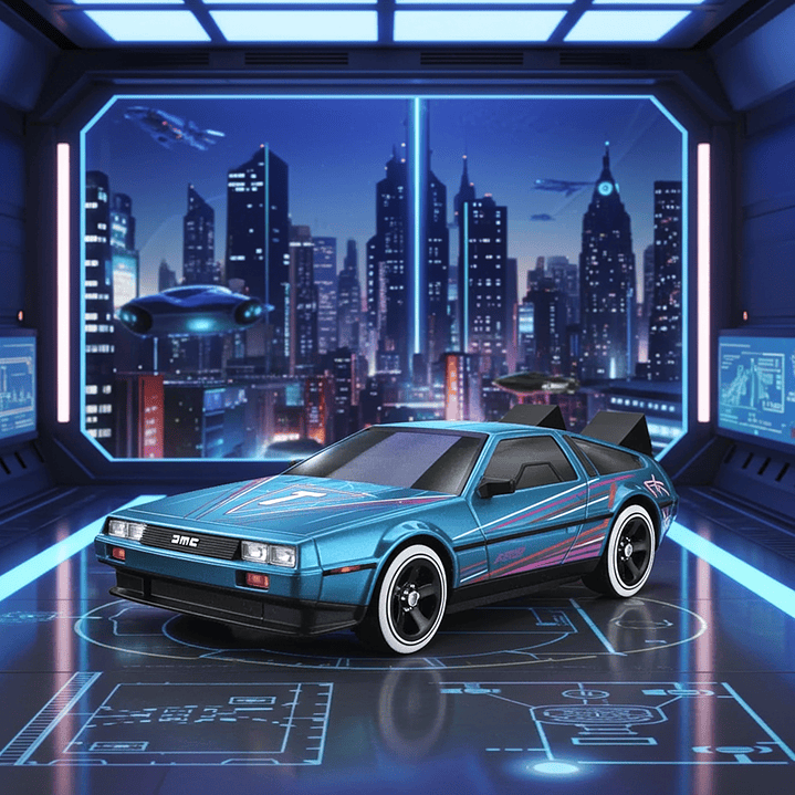 Hot Wheels - Dmc Delorean - Art Cars 5/10 6