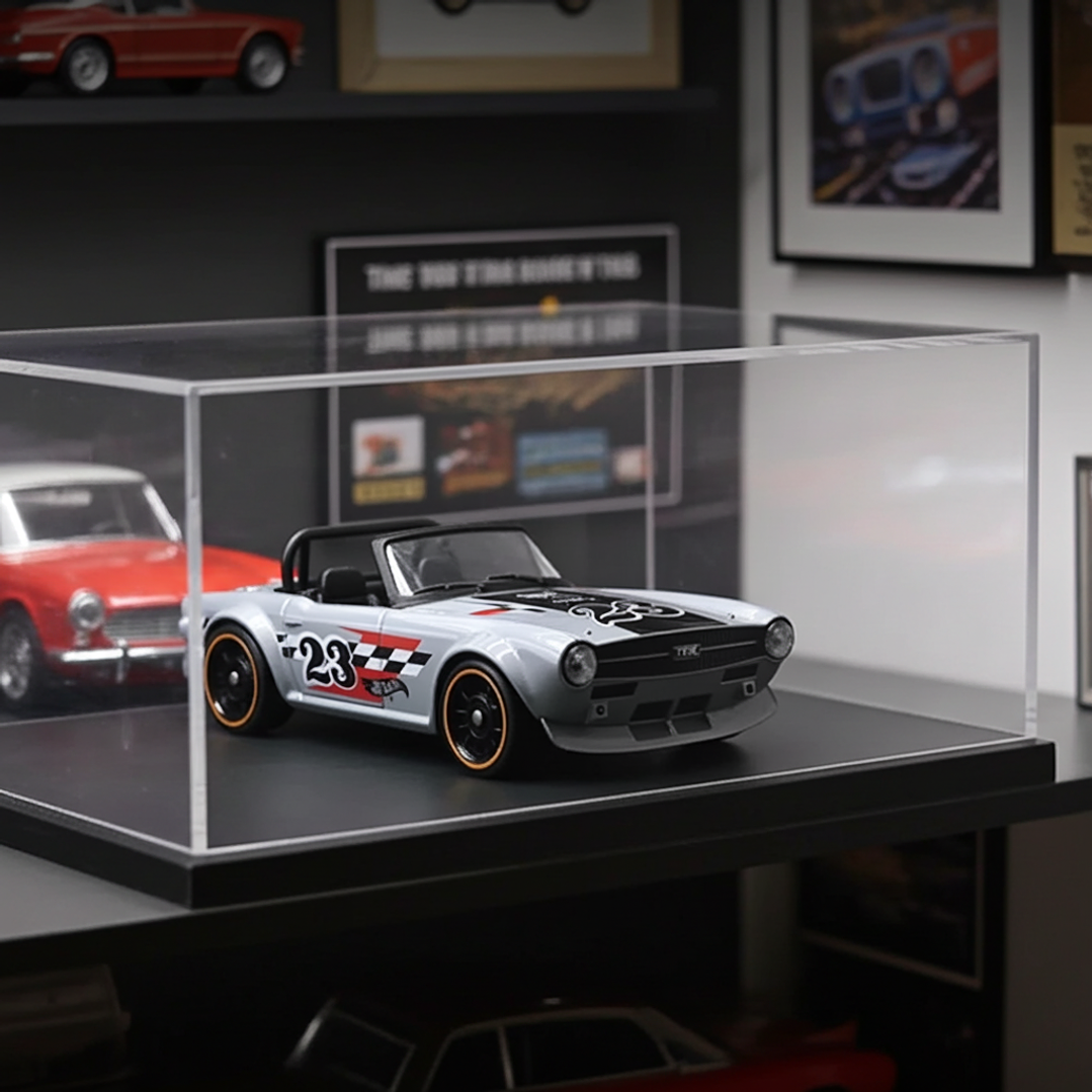 Hot Wheels - Triumph Tr6 - Track Champs 5/5 TREASURE HUNT (TH) 3