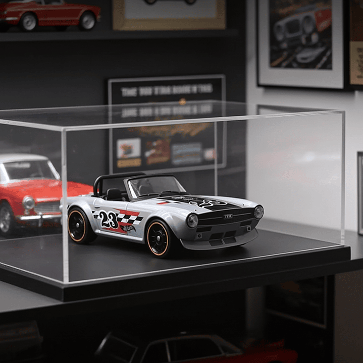 Hot Wheels - Triumph Tr6 - Track Champs 5/5 TREASURE HUNT (TH) 3