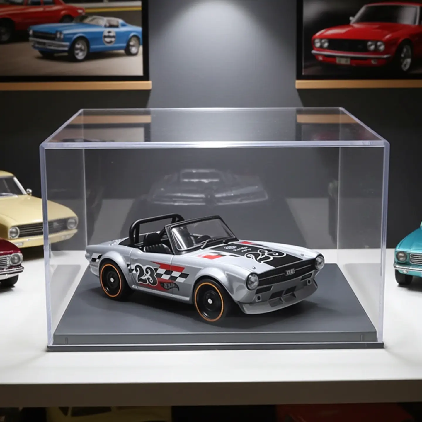 Hot Wheels - Triumph Tr6 - Track Champs 5/5 TREASURE HUNT (TH) 4