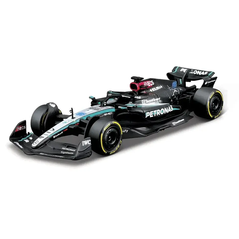 Burago - Fórmula 1 Mercedes-AMG Petronas Hamilton - Russell Escala 1:43 Monoplaza de Colección 2