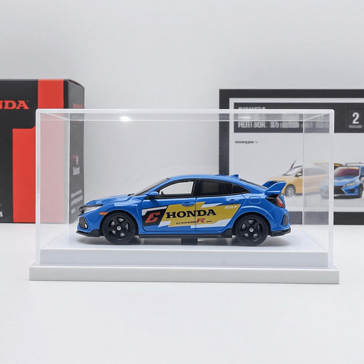 Caja Acrilica Exhibición Autos Escala 1:64 Base 2