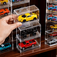 Caja Acrilica Exhibición Autos Escala 1:64 - Miniatura 2