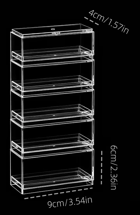 Caja Acrilica Exhibición Autos Escala 1:64