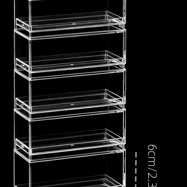 Caja Acrilica Exhibición Autos Escala 1:64 1