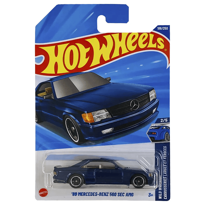 Hot Wheels - 89 Mercedes Benz 560 Sec Amg - Wild Widebody 2/5 2