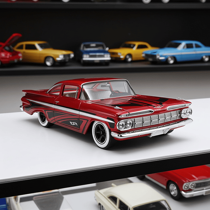 Hot Wheels - 59 Chevy Impala - Layin Low 2/5 3