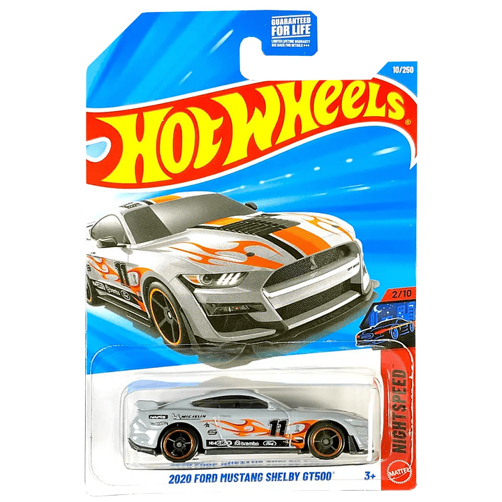 Mattel Hot Wheels - 2020 Ford Mustang Shelby GT500 - Nightspeed 2/10 - Escala 1:64 Juguete de Colección 1