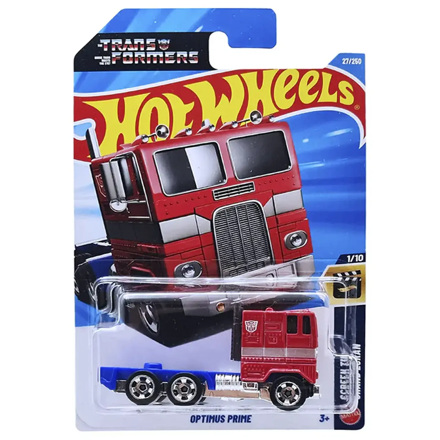 Hot Wheels - Optimus Prime Año 2026 - Screen Time Grand Ecran 1/10 - Escala 1:64 Juguete de Colección 1