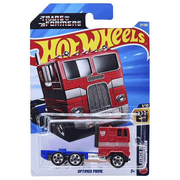 Mattel Hot Wheels - Optimus Prime Año 2026 - Screen Time Grand Ecran 1/10 - Escala 1:64 Juguete de Colección 1