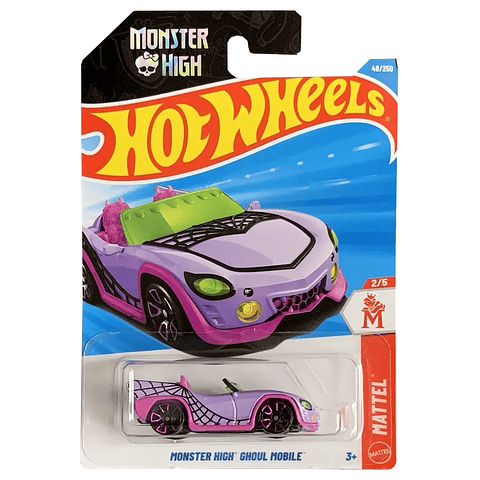 Hot Wheels - Monster High Ghoul Mobile - Mattel 2/5