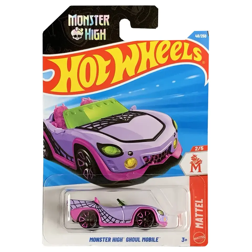 Hot Wheels - Monster High Ghoul Mobile - Mattel 2/5 1