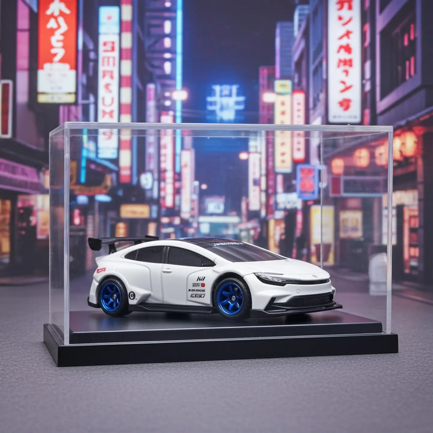 Hot Wheels - Toyota Prius Custom / Personnalise - HW J-Imports Importations Japonaises 1/10 4