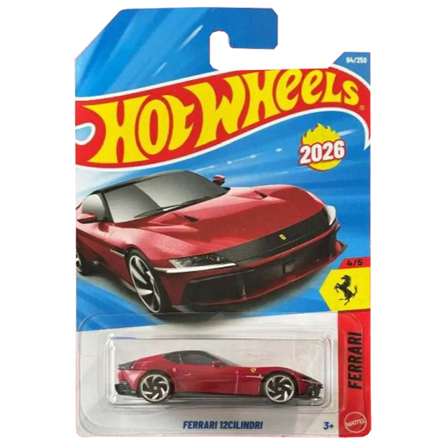 Hot Wheels - Ferrari 12Cilindri - Ferrari 4/5 - Escala 1:64 1