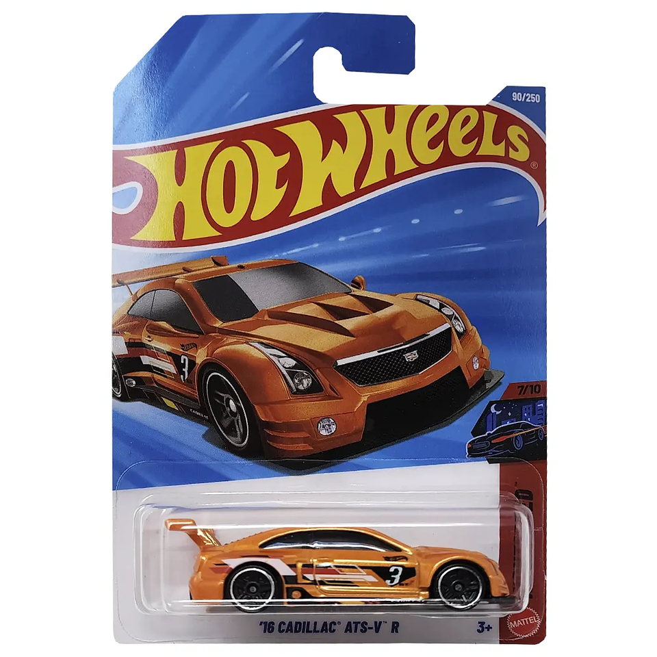 Hot Wheels - 16 Cadillac ATS-V R - Nightspeed 7/10 - Escala 1:64 1