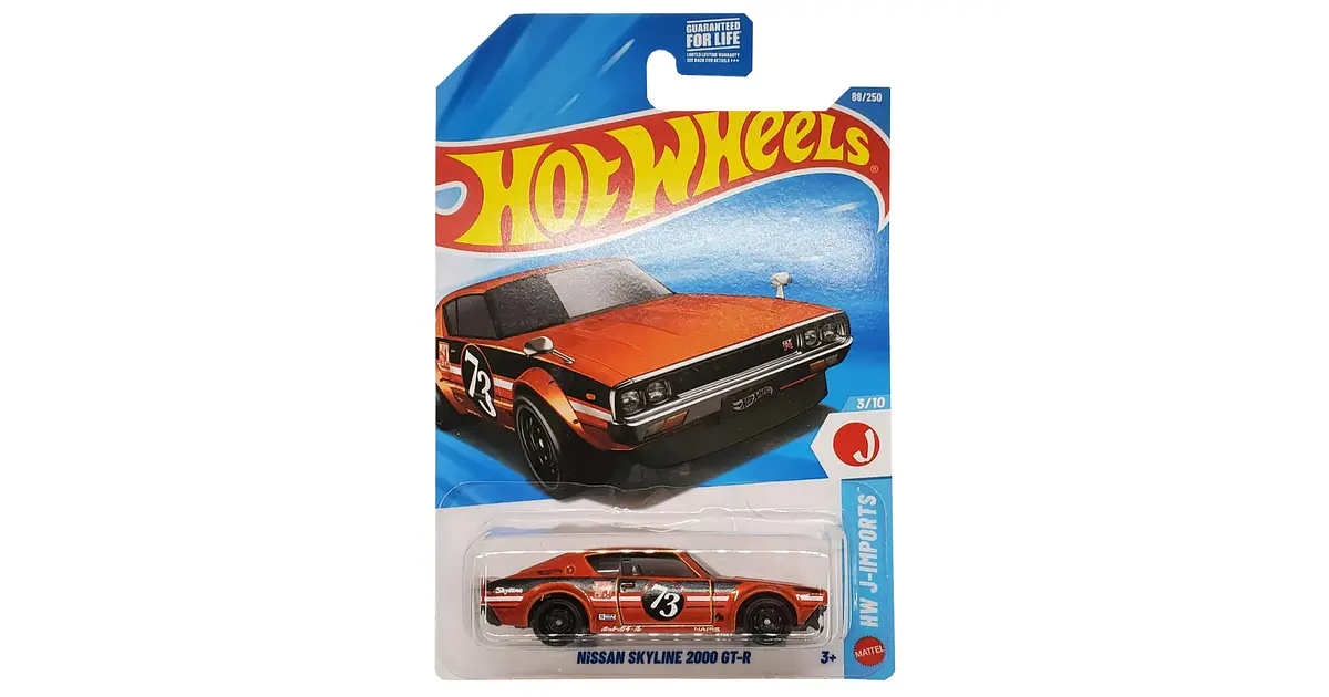 Hot Wheels - Nissan Skyline 2000 GT-R - J-Imports Importatio