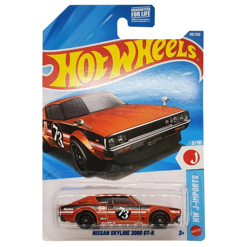 Hot Wheels - Nissan Skyline 2000 GT-R - J-Imports Importations japonaises 3/10 - Escala 1:64 1