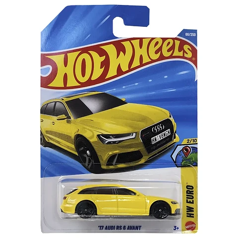 Hot Wheels - 17 Audi RS 6 Avant - HW Euro 2/10 - Escala 1:64