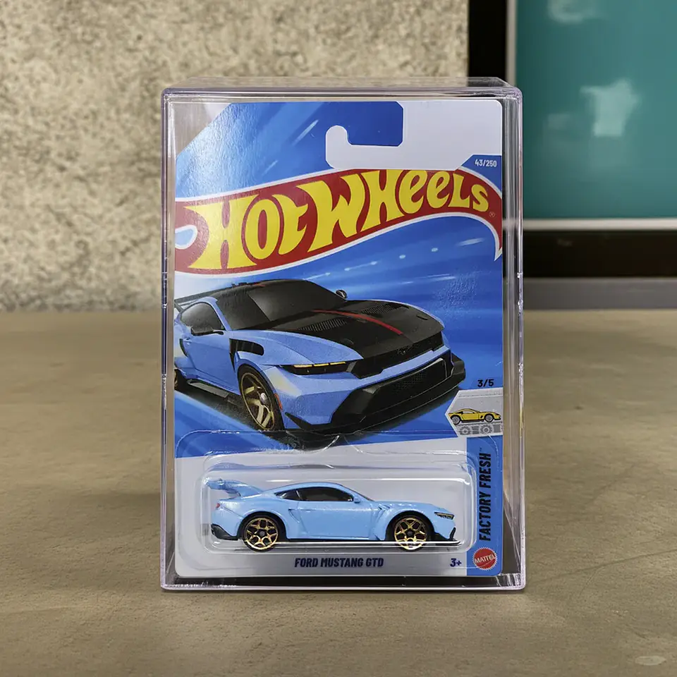 Hot Wheels - Ford Mustang GTD - Factory Fresh 3/5 - Celeste Azul Escala 1:64 Coleccionable 3