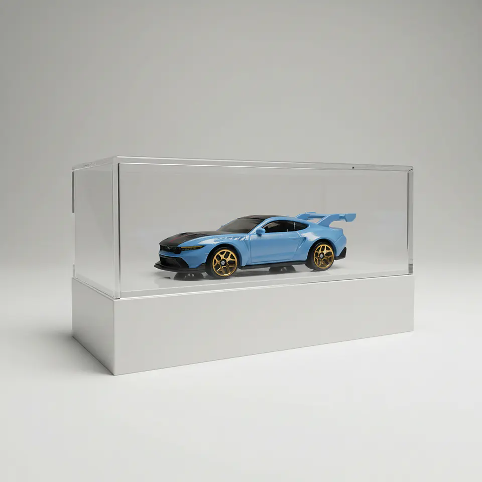 Hot Wheels - Ford Mustang GTD - Factory Fresh 3/5 - Celeste Azul Escala 1:64 Coleccionable 5
