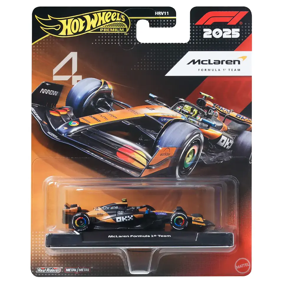 Hot Wheels - Mclaren Formula 1 Team - 2025 - Formula 1 - Hot Wheels Premium - F1 1