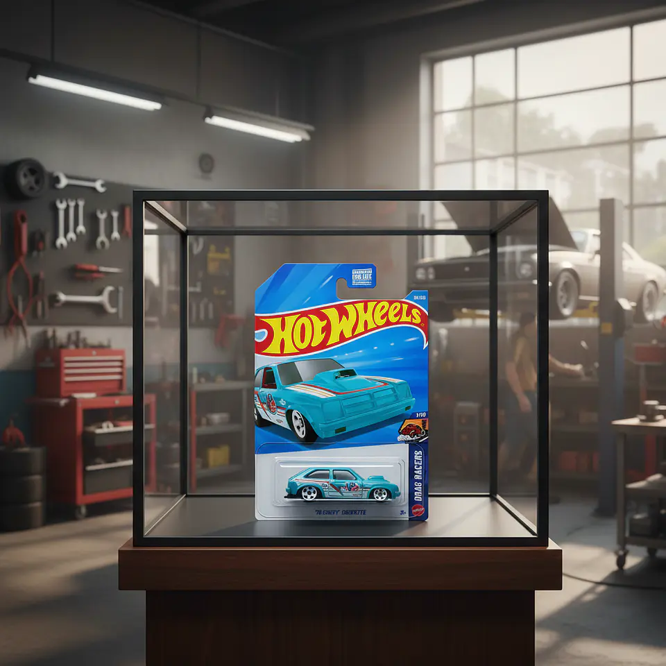 Hot Wheels - 76 Chevy Chevette - Drag Racers Piste de Course 1/10 - Escala 1:64 3