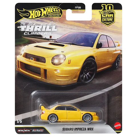Subaru Impreza WRX - Thrill Climbers 1/5 - Hot Wheels Premium - Escala 1:64