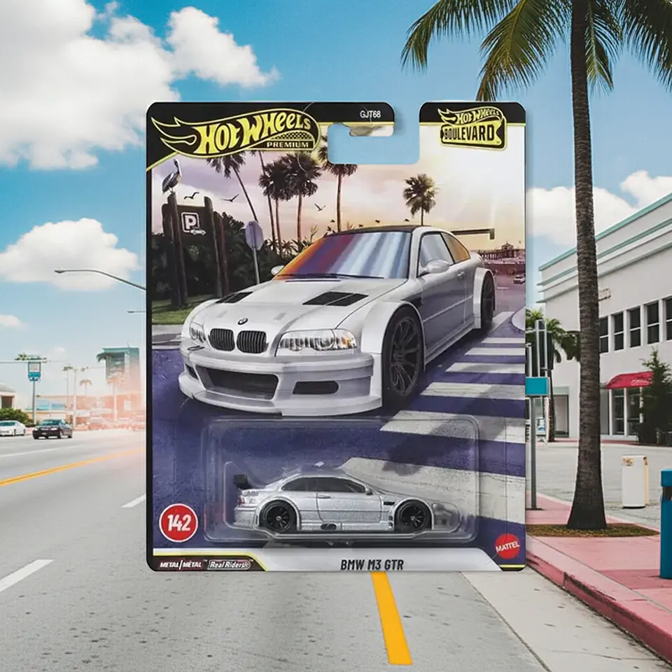 BMW M3 GTR - HW Boulevard 142 - Hot Wheels Premium - Escala 1:64 5