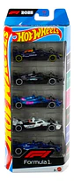 Hot Wheels - Pack 5 Autos Formula 1 Año 2025 F1 - Escala 1:64 - Miniatura 2