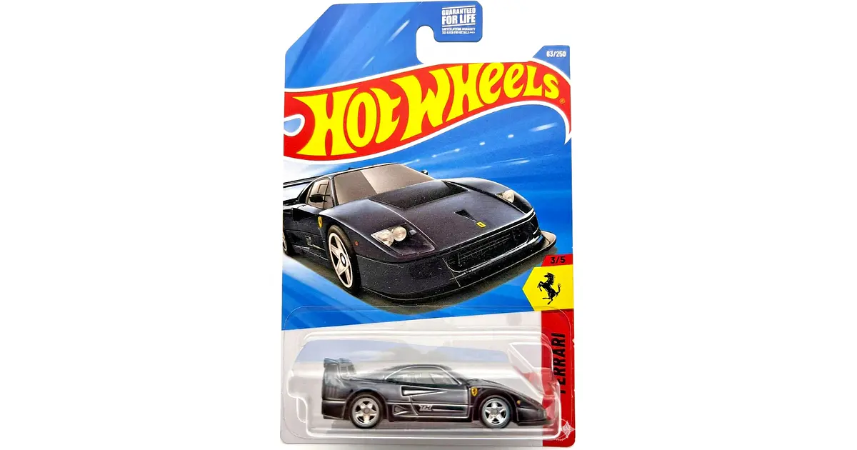 STH Hot Wheels - Ferrari F40 Competizione - Ferrari 3/5 - SU