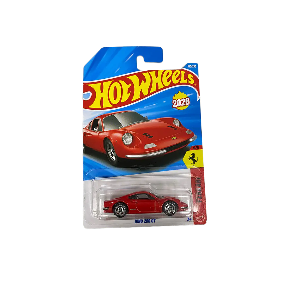 Hot Wheels - Dino 206 GT - Ferrari 5/5 - Escala 1:64 2