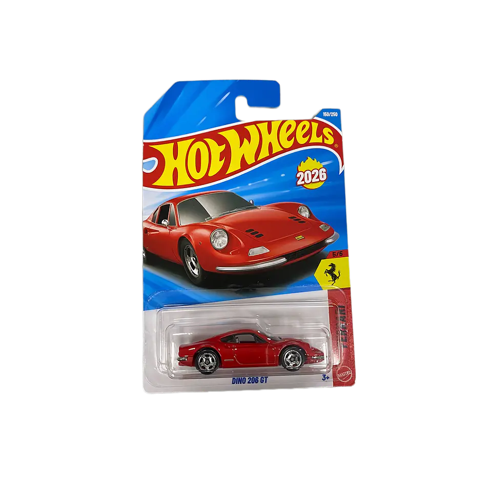 Hot Wheels - Dino 206 GT - Ferrari 5/5 - Escala 1:64 4