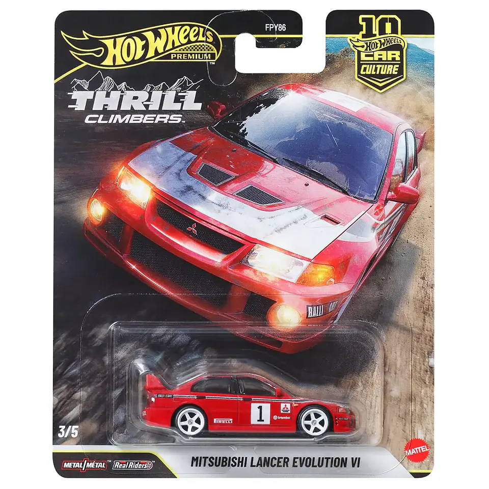 Mitsubishi Lancer Evolution VI - Thrill Climbers 3/5 - Hot Wheels Premium 1