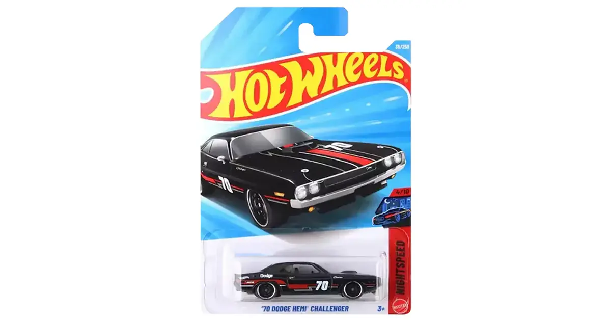 Hot Wheels - 70 Dodge Hemi Challenger - Nightspeed 4/10 - 1: