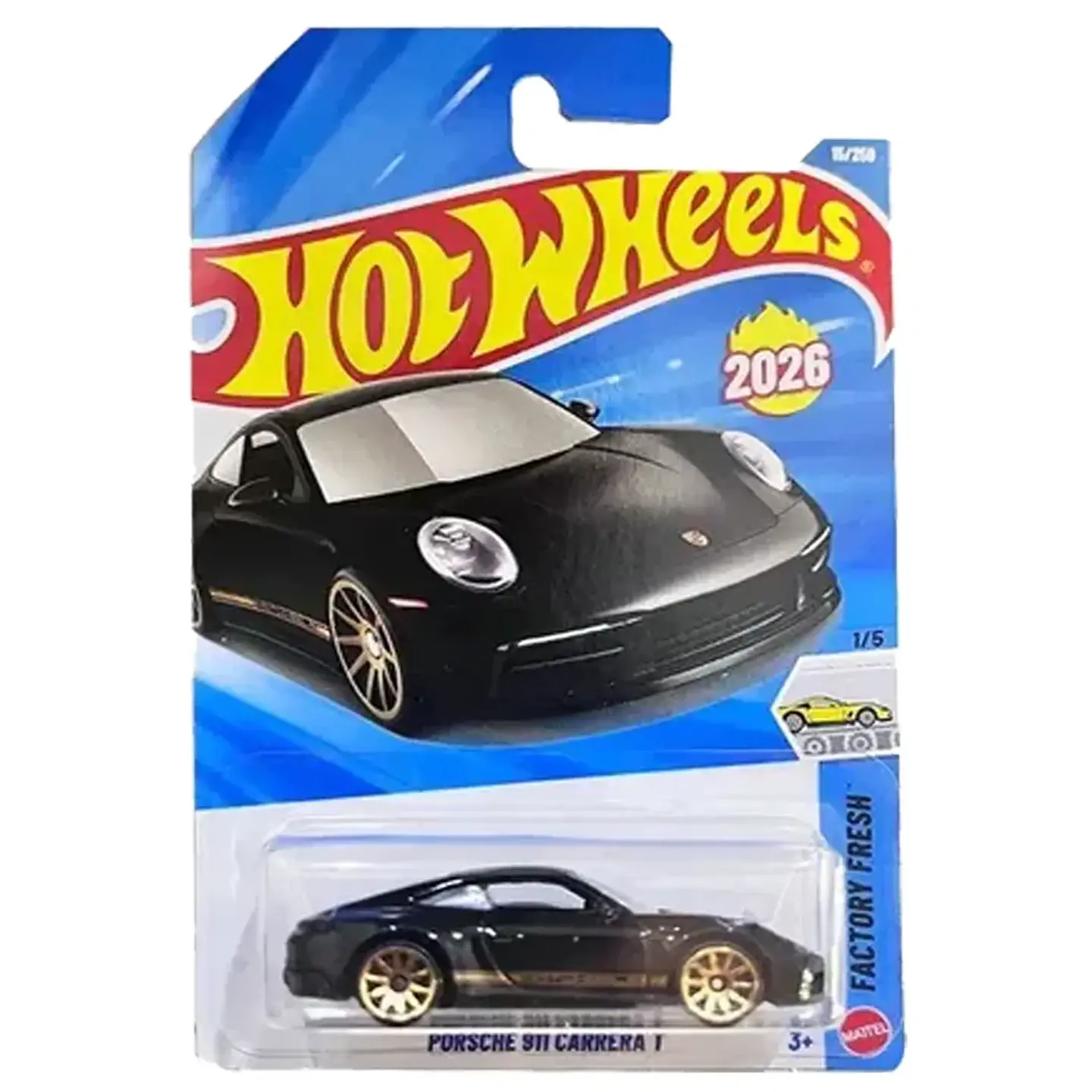 Hot Wheels - Porsche 911 Carrera T - Factory Fresh 1/5 -  1