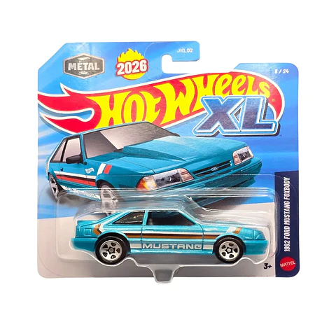 Hot Wheels - 1992 Ford Mustang Foxbody - Hotwheels XL 8/24 - Escala 1:43