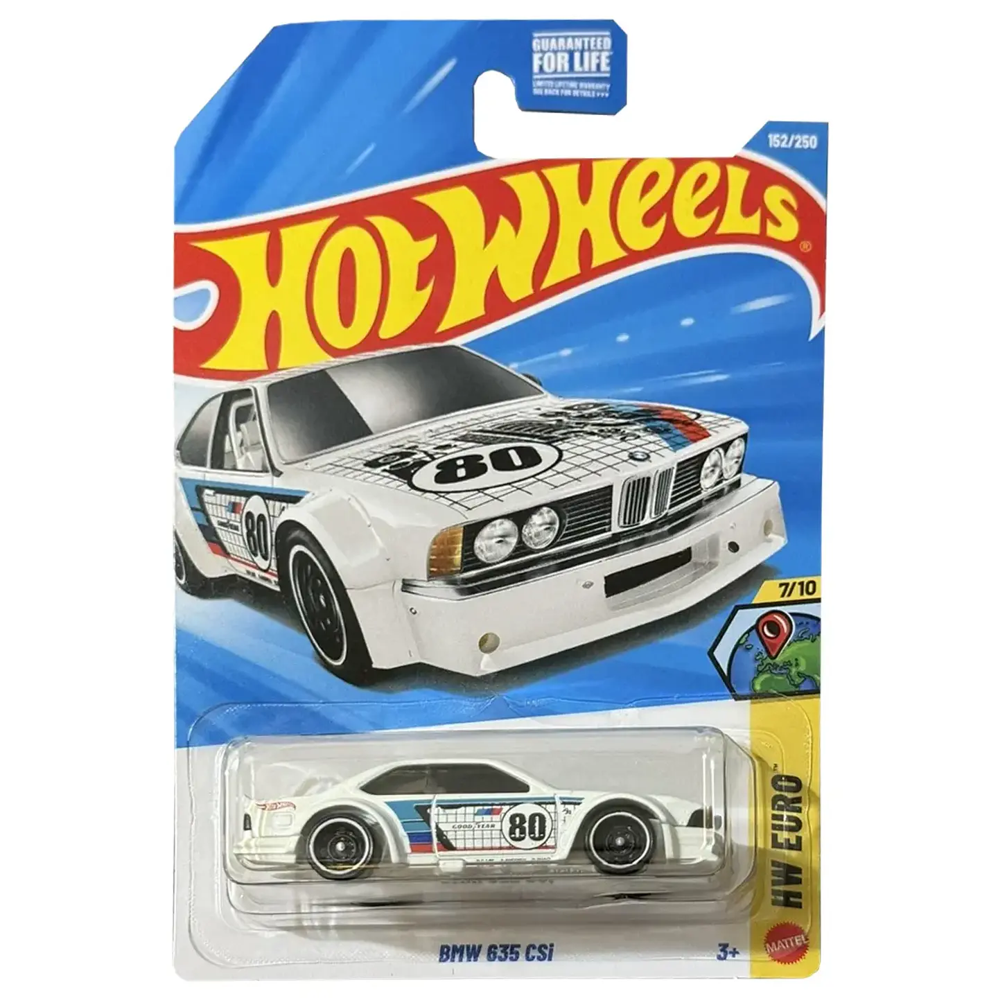 Hot Wheels - BMW 635 CSi - Euro 7/10 - Blanco Escala 1:64 1